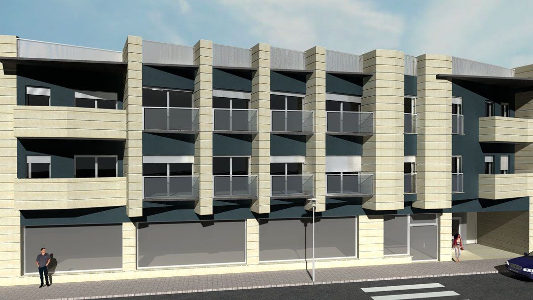 2005-EDIFICIO DE 21 VIVIENDAS Y LOCALES COMERCIALES EN MALAGÓN (CIUDAD REAL)