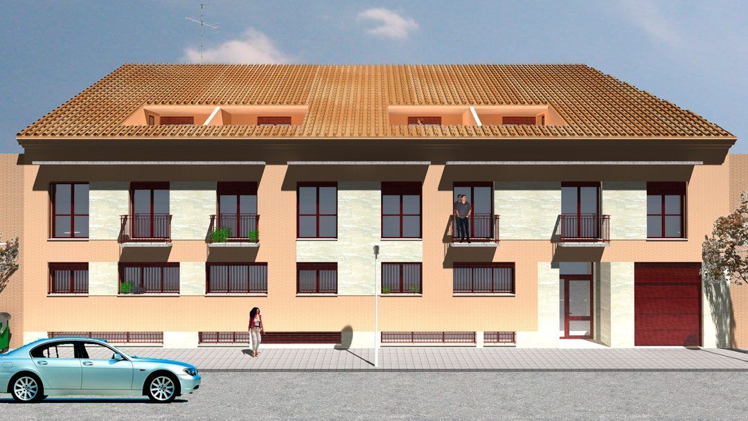 2006-EDIFICIO DE 9 VIVIENDAS EN POZUELO DE CALATRAVA  (CIUDAD REAL)