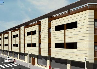 2007-EDIFICIO DE 76 VIVIENDAS Y LOCALES COMERCIALES EN MALAGÓN (CIUDAD REAL)